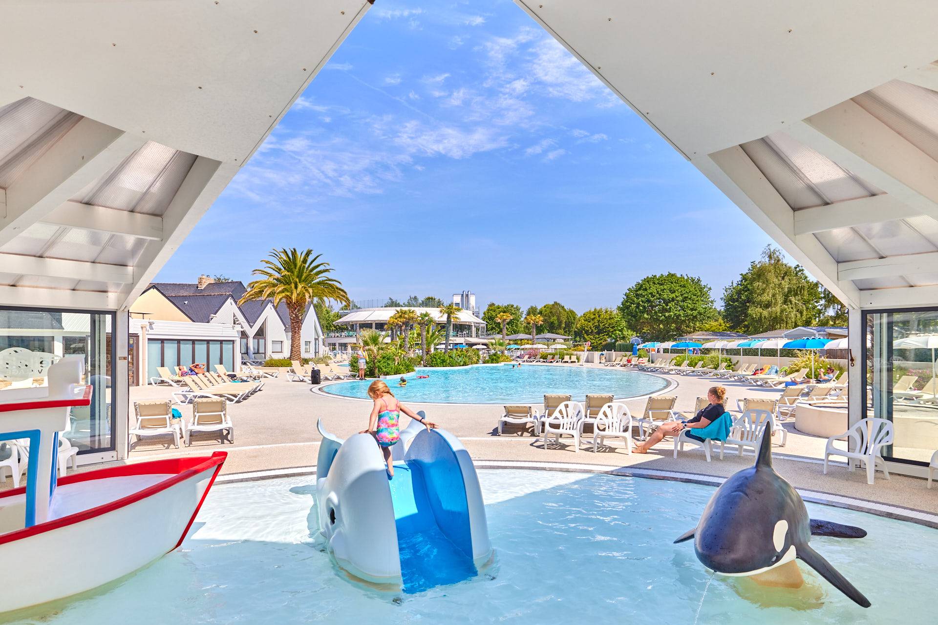 Les jeux de la pataugeoir chauffée