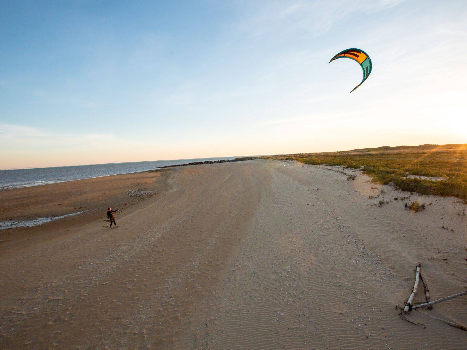 Sport nautique Kitesurf Camping Le Pin Parasol Vendée