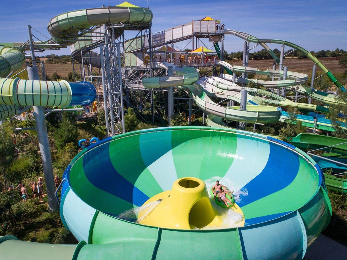 O'Gliss Park Toboggan Camping Le Pin Parasol Vendée