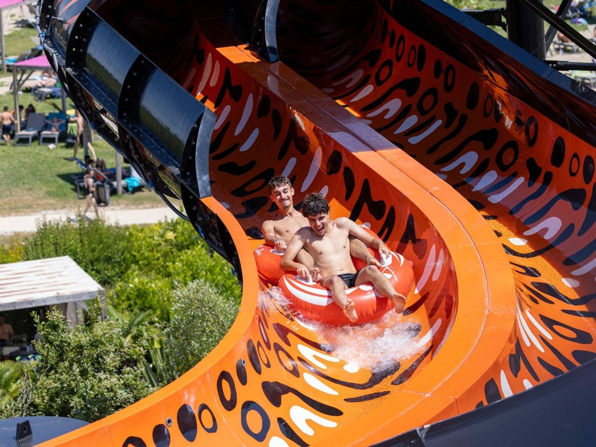 O'Gliss Park Toboggan Stingray Camping Le Pin Parasol Vendée