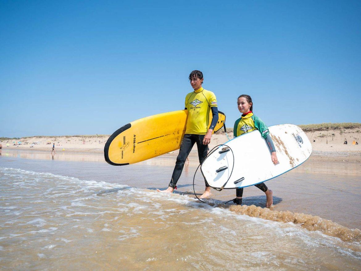 Bretignolles-sur-mer Plage des Dunes surf Camping Le Pin Parasol Vendée Tomates