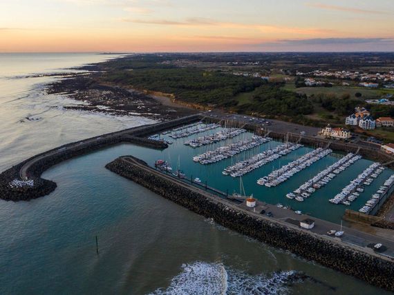 Talmont-Saint-Hilaire Vue aérienne Camping Le Pin Parasol Vendée