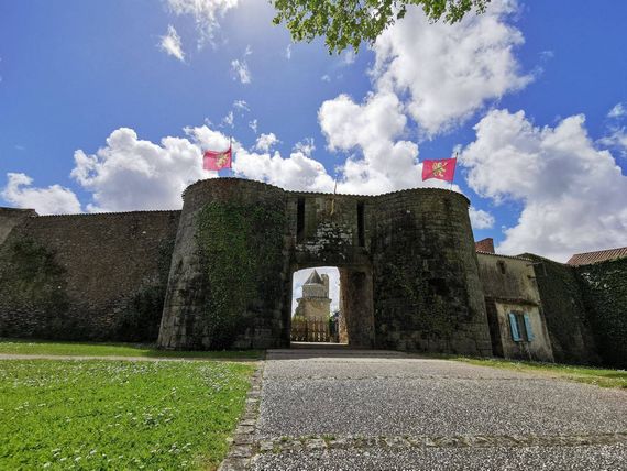 Apremont  Entrée Château Camping Le Pin Parasol Vendée