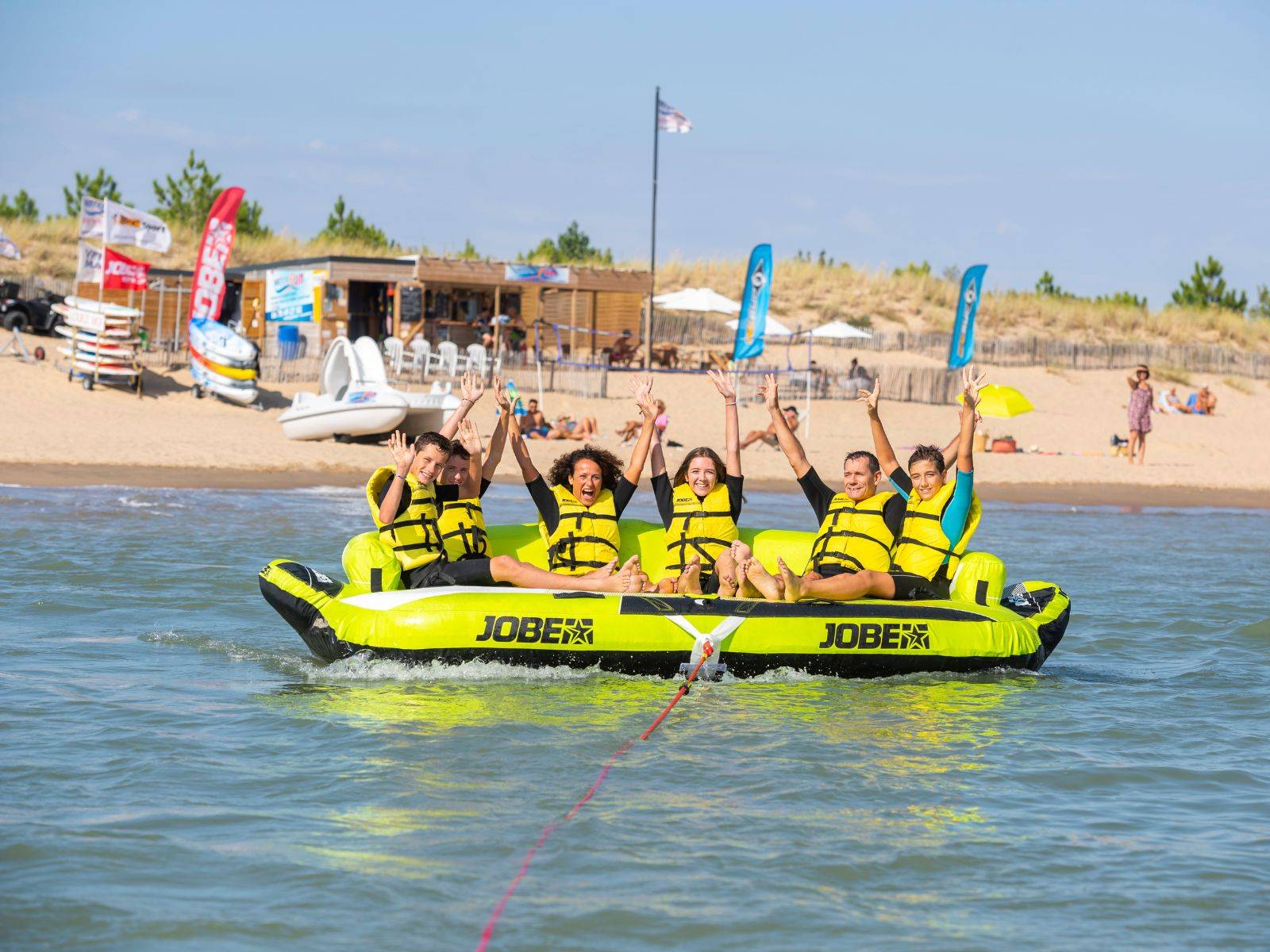 Sport nautique Waterfun Camping Le Pin Parasol Vendée
