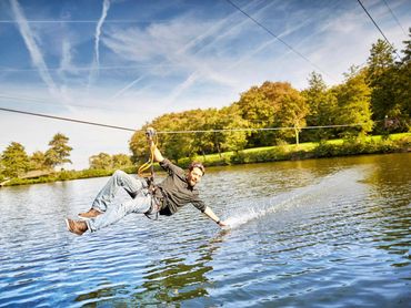 Le Grand Défi Tyrolienne Accrobranche  Camping Le Pin Parasol Vendée